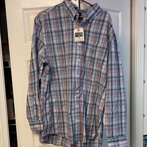 Saddlebred Men's Multicolor Plaid Button Down Shirt